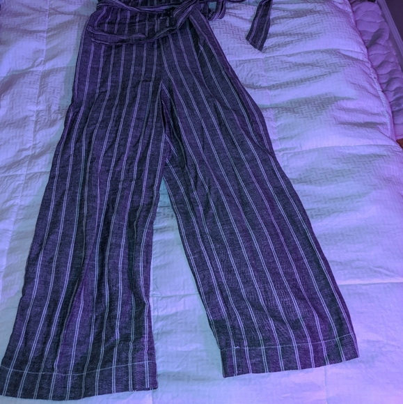 Caslon cotton button up jumpsuit - Picture 2 of 2